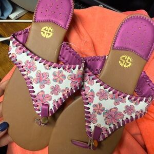 Simply southern sandals never worn still have plastic tag on them